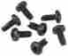 Hdw-104-50 12-24 Great Lakes Case Cabinet X 1 2 Rack Screws Black Qty 50
