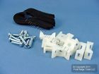 41020-spr Leviton 10 Saddle Ties 078477976883