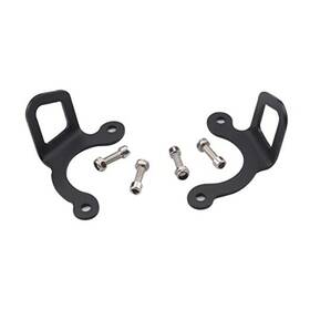Arctdm05b Aircmt Steel Tie-downs Custom Bracket Kit Compatible With Indian 14-18 Matt Black