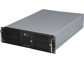 Rm-3u306460p4 Athena Power Silver/black 1.2mm Sgcc 3u Rackmount Server Case Ps2