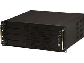 Rm-4u400s80 Athena Power Black Aluminum Front Panel And 1.2mm Steel 4u Rackmount