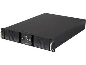 Rm-dd2u24e608 Athena Power Black 1.2mm Steel 2u Rackmount Server Case 600w 80