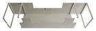 Aux-2d0079 Adc Horizontal Trough Cable Management Organizer Putty