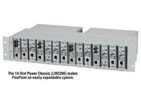 Lmc200-2ps Black Box Media Converter Chassis - 14-slot Rackmount Dual Ac Power Supply