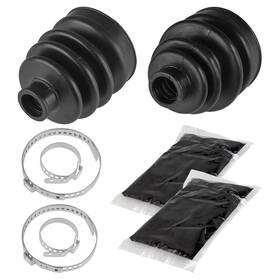 Caltric B01n951icf Front Axle Inner Outer Cv Boot Kit Compatible With Yamaha Big Bear 350 Y