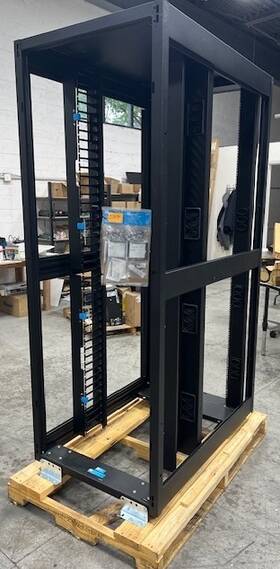 Tsz1543078 Chatsworth Products Open Box Cpi Zetaframe Cabinet 45u 19 Inch Black Frame Only