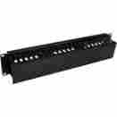 Cmduct2u Startech.com 2u Horizontal Finger Duct Rack Cable Management Panel Wit 065030859103