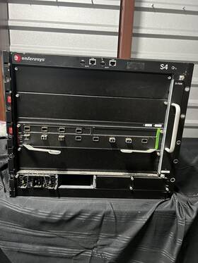 Enterasys Sok1208-0204 S4 Network Switch Chassis With 4 Bay Poe Subsystem