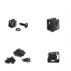 Fbag1032dswb25 Rackgold Black Cage Nut Screws Washers Usa Made