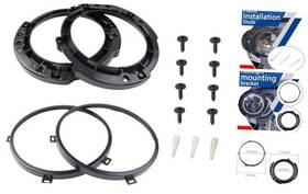20225311 Heiher 7 Inch Headlight Mount Bracket Retaining Ring Kit Compatible With