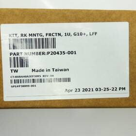 P20435-001 Hp P38899-001 Hpe Sps-1u G10 Easy Install Lff Mod Rack Mounting Kit