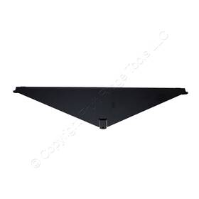 Hubbell 662620211459 Black Top/bottom Cover For Rack Mount Angled Patch Panel Apc