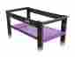 Hw922-403pl Unbranded Generic 1u Adjustable 38 45 Low Profile Shelf For 4 Post 19 Racks Purple