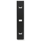 Icc-iccmsccvbk Icc Iccmsccvbk Vertical Cable Mounting Channel Cover Aluminum Black 3 633758016063