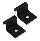 Icc-iccmslvwbk Icc Iccmslvwbk Runway Wall Bracket Black For Ladder Rack Systems Package Of 2 633758016018