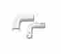 Icc-icrw11ebwh Icrw11ebwh Icc Flat Raceway Fitting Elbow Base White 75 10 Sets Per Pack 633758002912