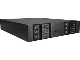 D-260hn Istarusa Black Aluminum 2u Rackmount Compact 6x 3.5 Inch Bay Trayless Hotswa