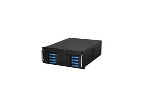 D-410b8sa-blue Istarusa Blue Zinc-coated Steel 4u Rackmount Server Case