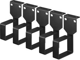 58587.01.05 Kwmobile Server Rack Cable Management D-ring Hooks 5 Pieces - 1 5x Black