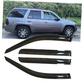 Lifeinfinity L-94733 Original 4pcs Side Window Deflectors Outside For 2002-2009 Trailblazer/envoy