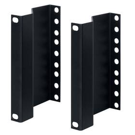 Lowell Manufacturing Lwrrb3 Rrb-3 3u Rack Recessing Brackets Pair Black