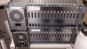Multitech Cc-1600-11l Lot Of 2 Systems Rack Mount Modems Card Cage Cc1600-11l