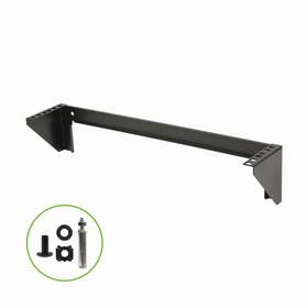 10010114 Navepoint 2 Space 2u 19 Inch Vertical Low Profile Saver Network It Steel Wall Mount Rack
