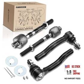Premiumpartswhosale Apca1747 Set Of 4 Front Inner And Outer Tie Rod End Kit Compatible With Nissan