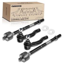 Premiumpartswhosale Apca2231 Set Of 4 Front Inner And Outer Tie Rod End Kit Compatible With Toyota Corolla