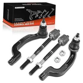 Premiumpartswhosale Apca6553 Set Of 4 Front Inner And Outer Tie Rod End Kit Compatible With Mercedes-benz