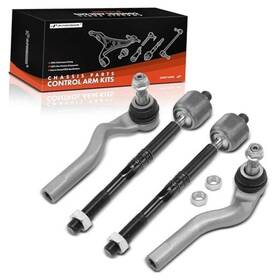 Premiumpartswhosale Apca6573 Set Of 4 Front Inner And Outer Tie Rod End Kit Compatible With Mercedes-benz