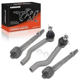 Premiumpartswhosale Apca6597 Set Of 4 Front Inner And Outer Tie Rod End Kit Compatible With Honda Pilot