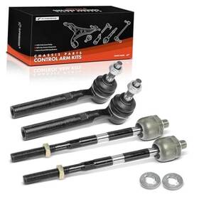 Premiumpartswhosale Apca7101 Set Of 4 Front Inner Outer Tie Rod End Kit Compatible With Hummer H3 2006