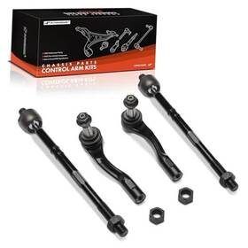 Premiumpartswhosale Apca8614 Set Of 4 Front Inner Outer Tie Rod End Kit Compatible With Freightliner