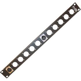 Prxt1u12xlr Prox 1u Rack Panel Punched For 12 Xlr Speaker Twist Connector Or Power Con