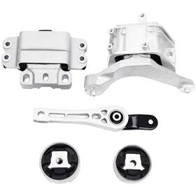Ff013 Qryippdm Engine Motor And Transmission Mount Kit Compatible With 2005-2018 Jetta 2.5l L5