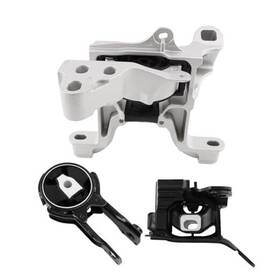 Ff063 Qryippdm 3pcs Engine Motor And Transmission Mount Kit Compatible With Mazda Cx