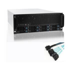 Rackchoice 787996911779 4u Rackmount Server Chassis 8bay 12gbps Swappable Sata/sas Drive B