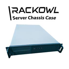 Ro-sc2u0650x001 Rackowl 2u Rackmount Server Case Chassis 8 Hdd Bays E-atx Mobo 4x80mm Fans