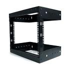 Rk812walloa Startech Open Frame Wall Mount Equipment Rack Adjustable 065030842471
