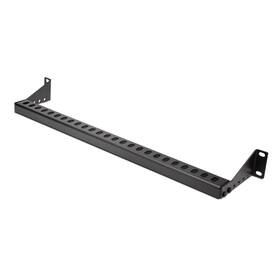 12s-cable-lacing-bar Startech.com 1u Horizontal Cable Management Bar With Adjustable Depth 19 Inch