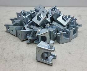 500-sc Thomas & Betts 785991083453 50 Pack Superstrut Beam Clamp On 1/4 Inch -20 Size 1-1/4 L 1 W Iron