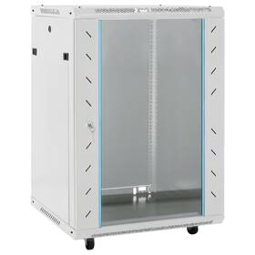 3307630 Vidaxl 15u Network Cabinet It Data Rack Unit Equiment 19 Inch Ip20 Gray
