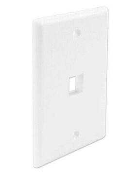 Wavenet 298925066076 New Wav-face-1-wh-25pk Fp01pwh-spk Faceplate 25 Pk White