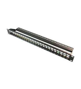 Wav-bppwm-24 Wavenet 24 Port Blank Patch Panel 1u Wavbppwm24