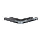Zs-pnla-24e Siemon Angled Empty Shielded Patch Panel 643129360077