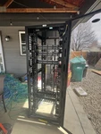 Tripp Lite Smartrack Freestanding Enclosure 42U 19IN Doors Side Panels. Fixed Price $800.00.
