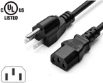 Ac Power Cord For Elation Model: Opti Tri Par Led Pro Lighting. Fixed Price $6.98.