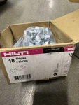 Hilti 333309SEISMIC Hinge, Strut Half W/bolt & Nut. Fixed Price $199.99.