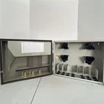 Siecor Fiber Optic Splice Enclosure Wall Mount Metal Network Box Telco Junction. Fixed Price $75.00.